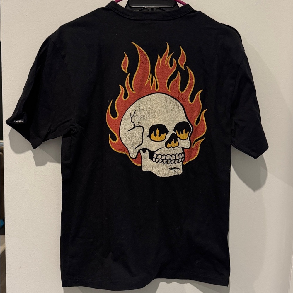Black Graphic Tee from Vans